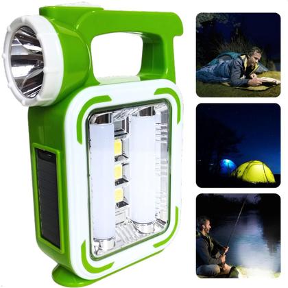 Imagem de Lamparina Lampião Led Lanterna Luminária Recarregável Solar