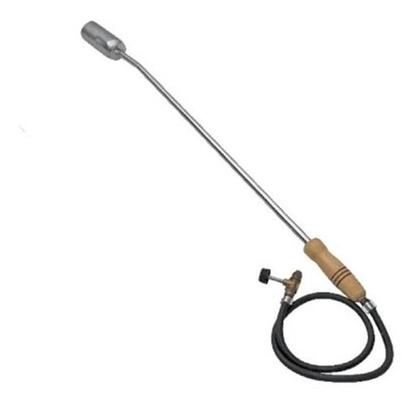 Imagem de Lança  Chamas  50 cm  Iron Maçarico fabricado com mangueira preta GLP 300 PSI