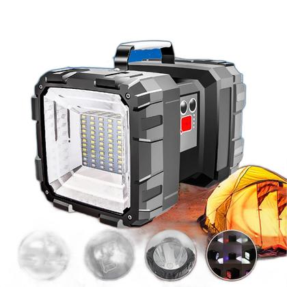 Imagem de Lanterna Led Tática Recarregável Multifuncional Forte