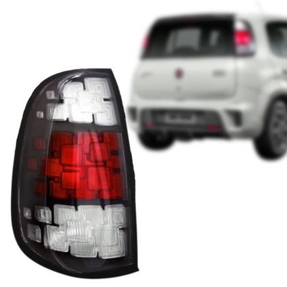 Imagem de Lanterna Traseira Fiat Uno 2010 a 2015 Esquerdo Cristal