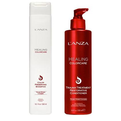 Imagem de Lanza Color Care Shampoo e Condicionador Trauma Restorative