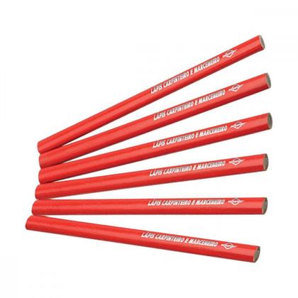 Imagem de Lapis Carpinteiro/Marceneiro Brasfort Pacote Com 06