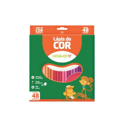 Imagem de Lápis de Cor Leo E Leo 48 Cores