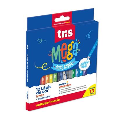 Imagem de Lápis de cor tris jumbo 12 cores