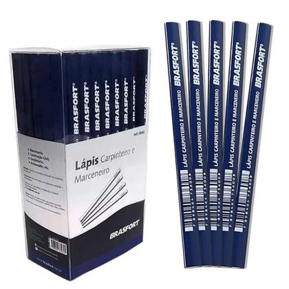 Imagem de Lápis para Carpinteiro 20 Unidades 8262 BRASFORT