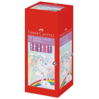 Imagem de Lapis Preto Redondo Decorado Ecolapis Grafite Unicornio CX.C/72