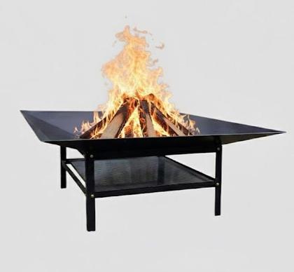 Imagem de Lareira 80cm p/ Jardim Fogueira Externa Portatil a Lenha