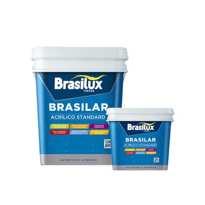 Imagem de Látex acrílico standard brasilar 18l brasilux pintura para parede