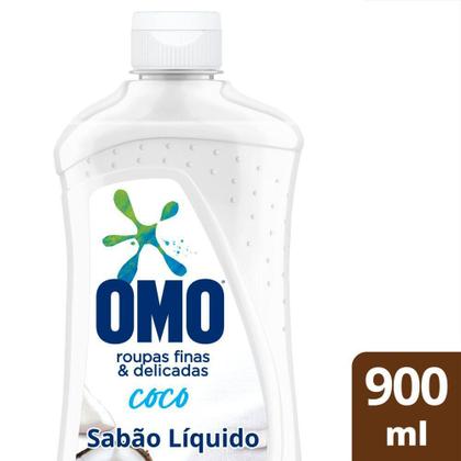 Imagem de Lava-Roupas Líquido Omo Roupas Finas e Delicadas Coco 900ml