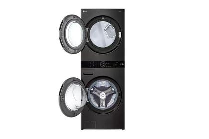 Imagem de Lavadora e Secadora LG WashTower 17KG Preto Inox 220V WK17BS6A