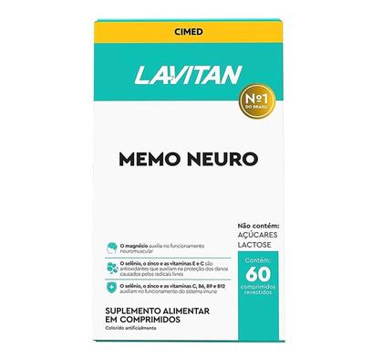 Imagem de Lavitan Memoria 60 Comprimidos, Memo Neuro - Cimed