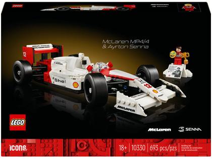 Imagem de LEGO Icons McLaren MP4/4 e Ayrton Senna