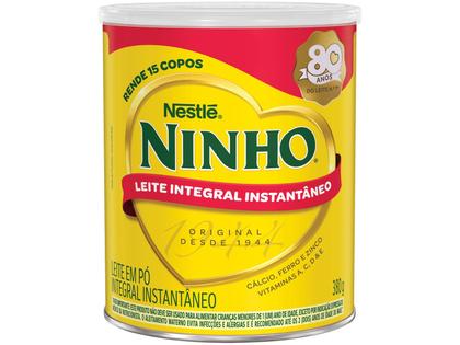 Imagem de Leite em Pó Integral Instantâneo Nestlé Ninho Lata 380g