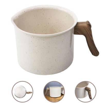 Imagem de Leiteira Fervedor Antiaderente 1,5 Litros Revestimento Interno Cerâmica Indução