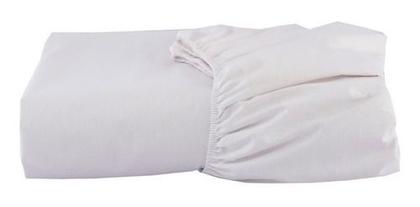 Imagem de lençol branco solteiro c/ elastico avulso percal 200 fios