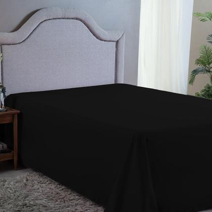 Imagem de Lençol Cama Box King 400 Fios Aveludado Sem Elástico 30CM Altura