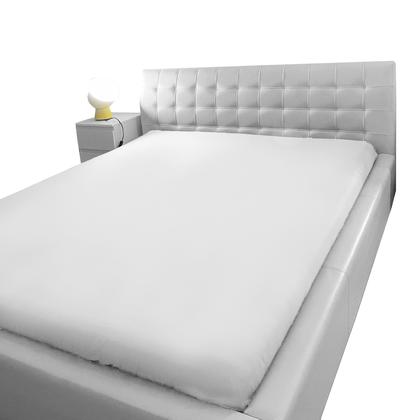 Imagem de Lençol Casal Queen Com Elástico 100% Algodão Extra Macio Liso Avulso