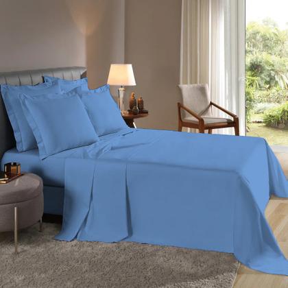 Imagem de Lençol de Cima Solteirão/Viúvo c/ Bainha Percal 180 Fios