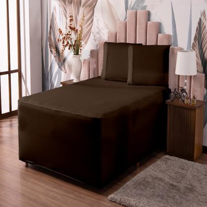 Imagem de Lençol Luva Para Cama Box Conjugada King Malha Resistente Com Elástico Avulso