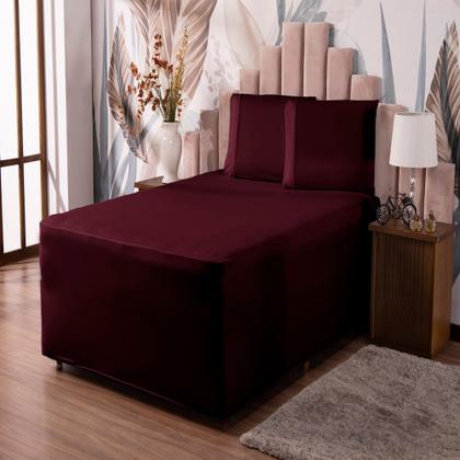 Imagem de Lençol Luva Para Cama Box Conjugada King Malha Resistente Com Elástico Avulso