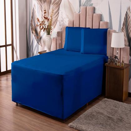 Imagem de Lençol Luva Para Cama Box Conjugada King Malha Resistente Com Elástico Avulso