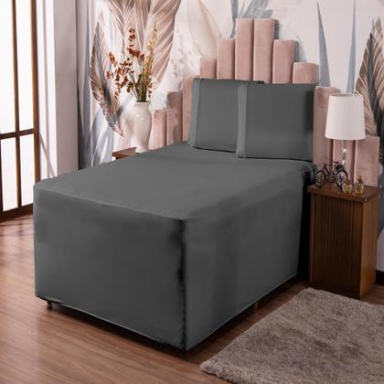 Imagem de Lençol Luva Para Cama Box Conjugada King Malha Resistente Com Elástico Avulso