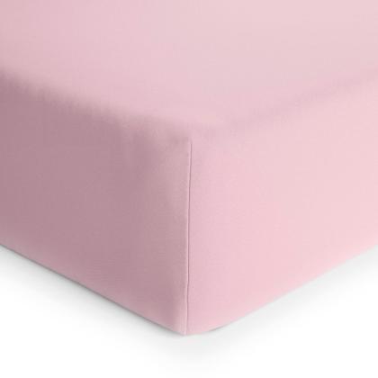 Imagem de Lençol Mini Cama Papi Malha Algodão Rosa com Elástico