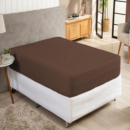 Imagem de Lençol Protetor de Colchão Impermeavel Berlim King Size, Sem Ruidos