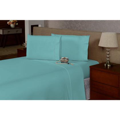 Imagem de Lençol Solteiro C/ Elástico Percal Flex 400 Fios Toque Macio