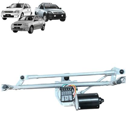 Imagem de Limpador Mecanismo Parabrisa Dianteiro C/Motor Galhada Montana Corsa 2002 2003 2004 2005 2006 2007 2008 2009 2010 2011 2