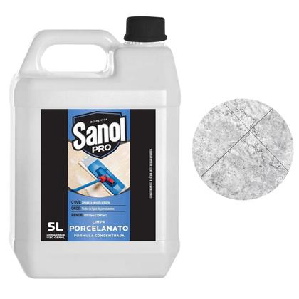 Imagem de Limpador Porcelanato Super Concentrado Geral 5lts Sanol Pro