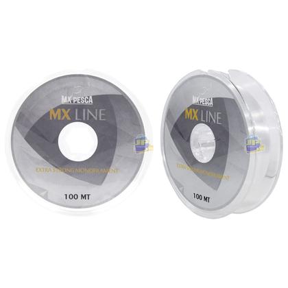Imagem de Linha Pesca Monofilamento MX Pesca MX Line Extra Strong Transparente 0.20mm 100m