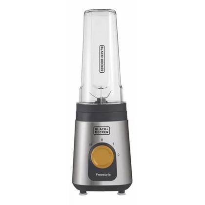 Imagem de Liquidificador Portatil Mini Blender 2 Em 1 Processador 110v Cor Cinza