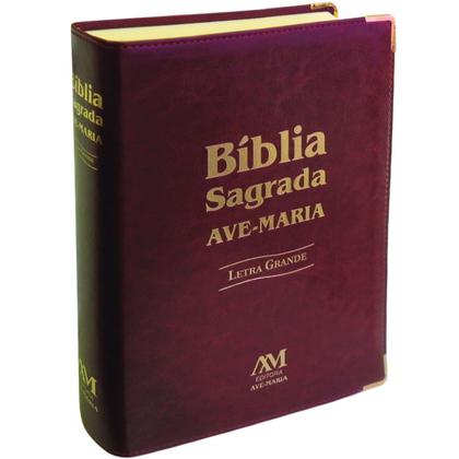 Imagem de Livro Bíblia Sagrada Ave Maria  Letra Grande