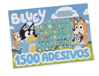 Imagem de Livro - Bluey Prancheta para Colorir com 1500 Adesivos