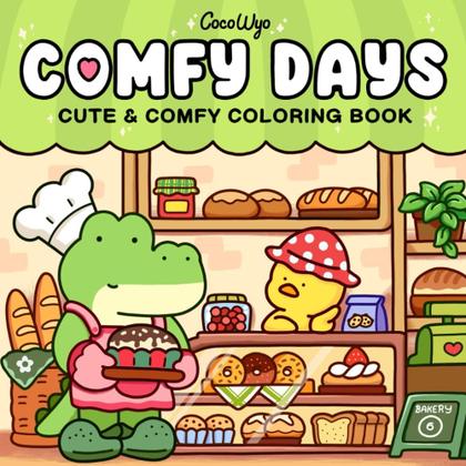 Imagem de Livro de colorir Coco Wyo Comfy Days para adultos e adolescentes