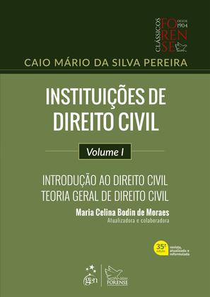 Imagem de Livro - Instituições de Direito Civil-Introd. ao Direito Civil-Teoria Geral Dir. Civil-Vol.I-35ª Edição 2024