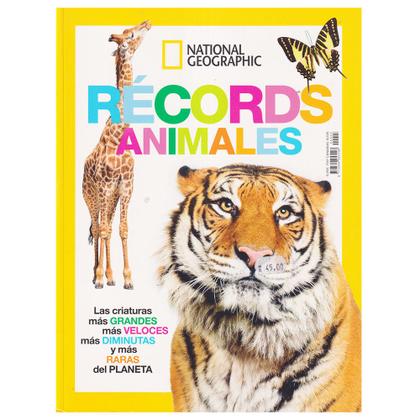 Imagem de Livro National Geographic Récords Animales Enciclopédia Ilustrada Animais Em Espanhol 