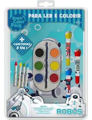 Imagem de Livro - Super Color Pack - Robôs