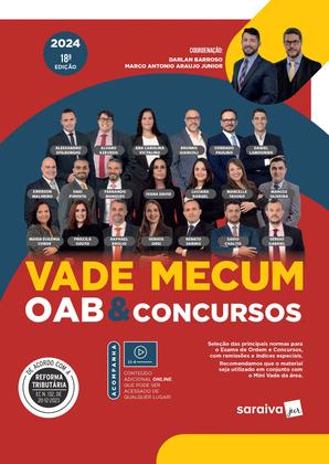 Imagem de Livro - Vade Mecum OAB '||chr(38)||' Concursos - 18ª Edição 2024