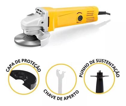 Imagem de Lixadeira Esmerilhadeira Angular 4 1/2 115Mm 600W Knakasaki