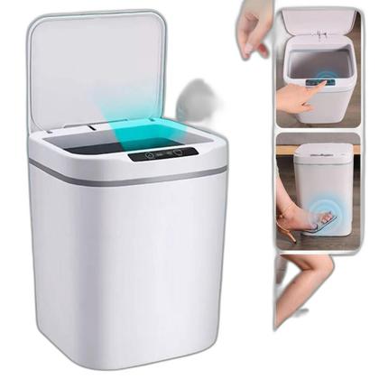 Imagem de Lixeira Automática 16L Recarregável Sensor Inteligente Usb