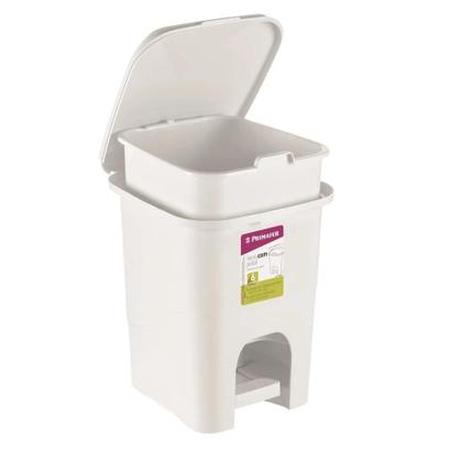 Imagem de Lixeira Basculante 6 Litros Branco - Primafer