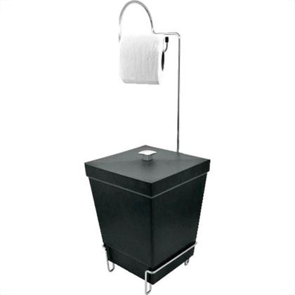 Imagem de Lixeira C/Sup.Papel.Hig.Stolf Prta