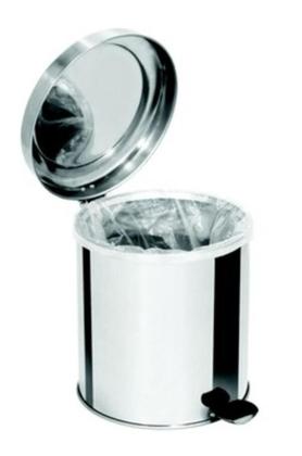 Imagem de Lixeira Inox Com Pedal 12 Litros