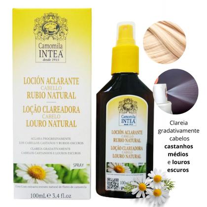 Imagem de Loção Camomila Intea Clareadora Cabelo Louro Natural 100 ml