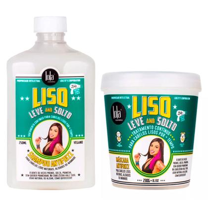 Imagem de Lola Cosmetics Liso, Leve e Solto Kit - Máscara + Shampoo