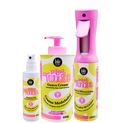 Imagem de Lola Plot Twist Guava Misturinha 280ml + Oil 90ml +  Cream 480ml