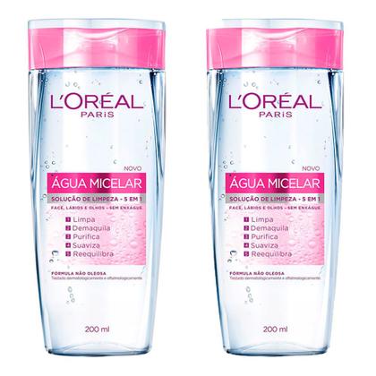 Imagem de LOréal Paris Solução de Limpeza Kit - 2 Água Micelar 5 em 1