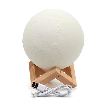 Imagem de LUA Lâmpada Luz Aroma Essencial Ultra-fresco Mist Umidificador Purificador De Ar Luz Noite